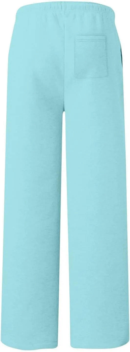Hvyesh Sweatpants Women Baggy Wide Leg Low Rise Sweat Pants Y2k, Athletic Pants for Women Loose Fit, Comfy Fleece Lined Pants