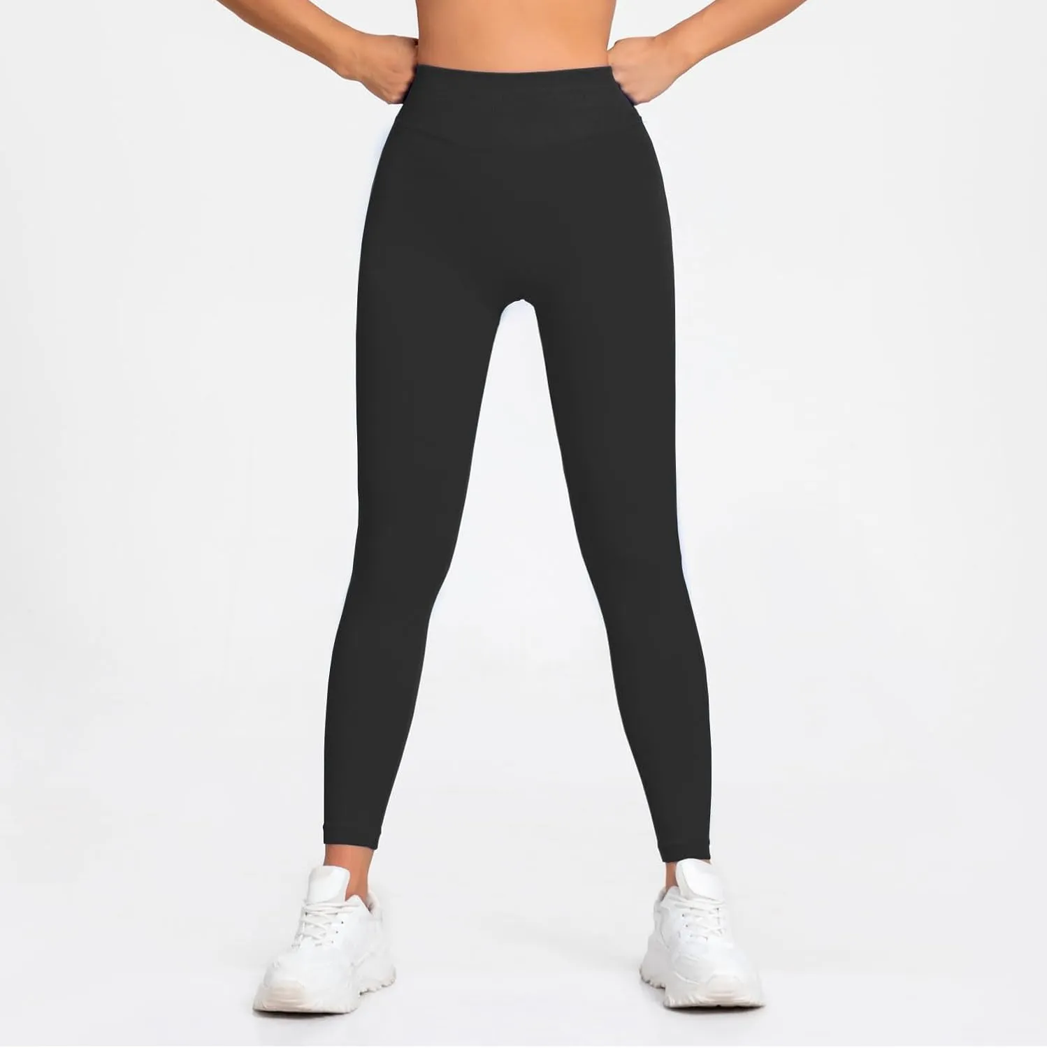 Impact Leggings Low Waist Seamless Yoga Pants for Workout, Gym, Fitness