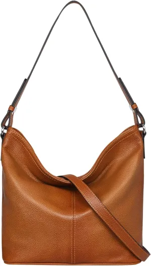 Iswee Shoulder Bag Soft Leather Purses Vintage Womens Crossbody Handbags Luxury Stylish Crossbody Bag Purse