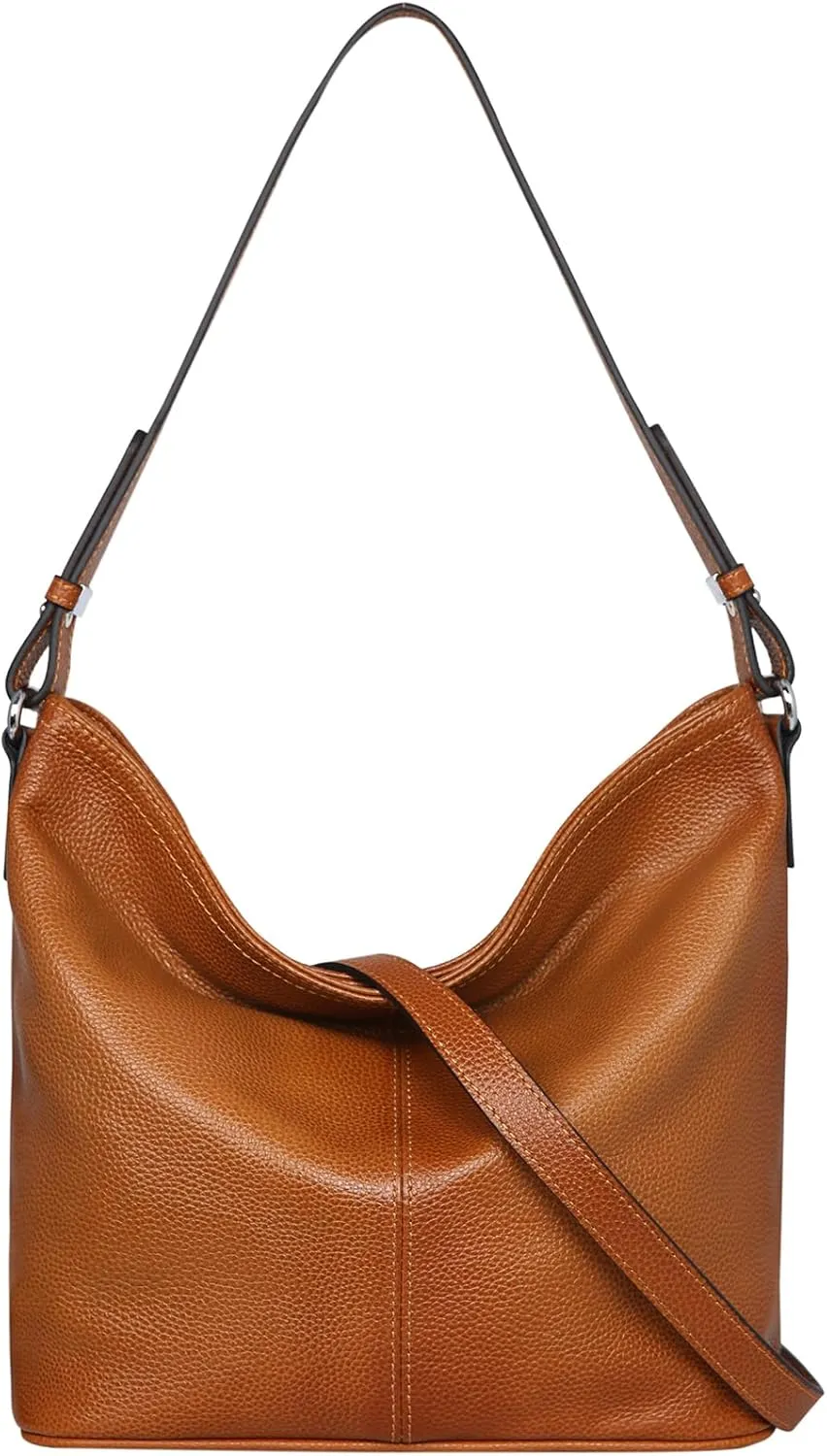 Iswee Shoulder Bag Soft Leather Purses Vintage Womens Crossbody Handbags Luxury Stylish Crossbody Bag Purse