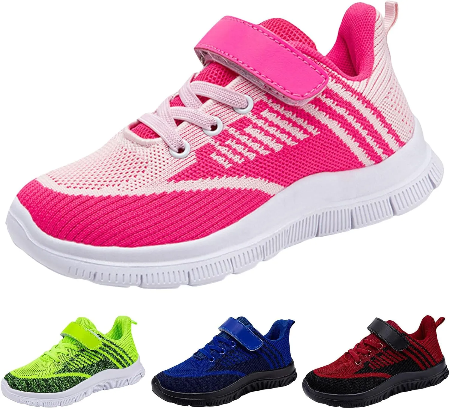 IWIHMIV Kid Breathable Lightweight Sport Shoes Casual Athletic Shoes Non Slip Running Shoes for Boys Girls