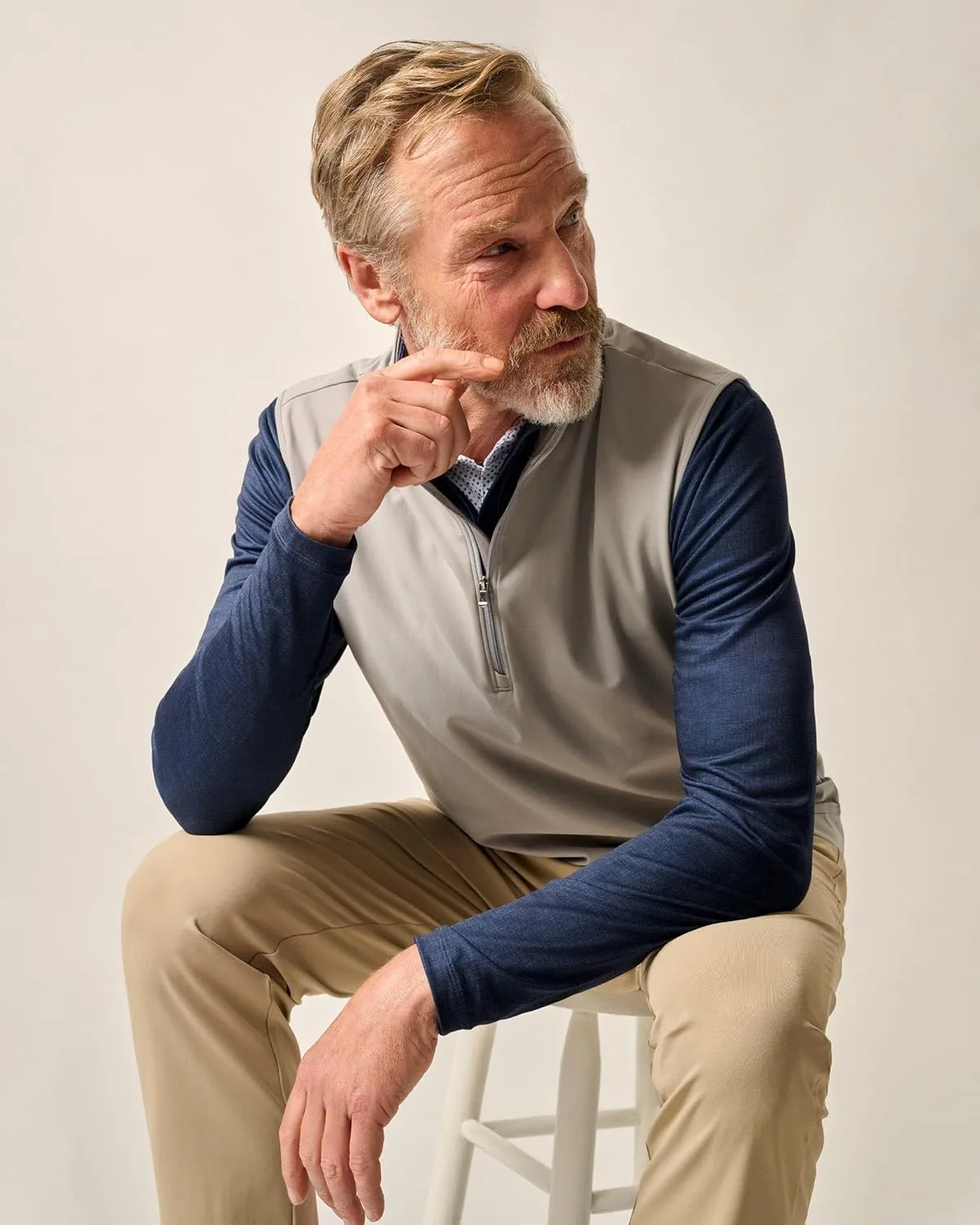 johnnie-O Torque 1/4 Zip Performance Vest