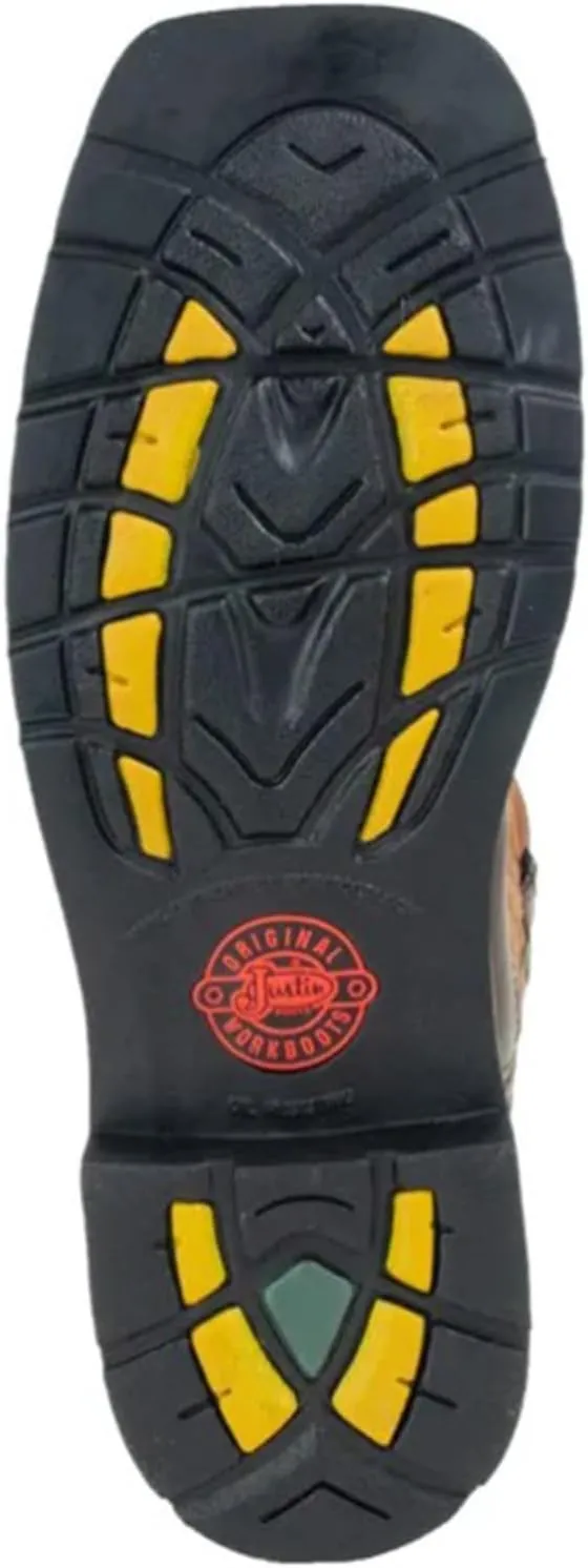 Justin Men's Actuator Western Work Boot Composite Toe - Se4300