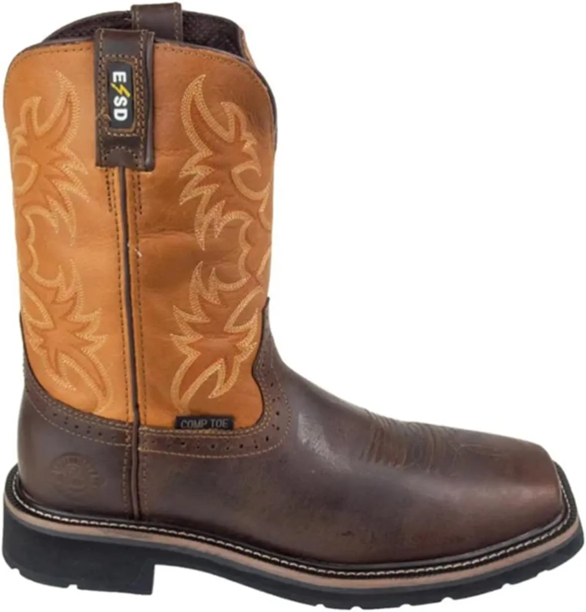 Justin Men's Actuator Western Work Boot Composite Toe - Se4300