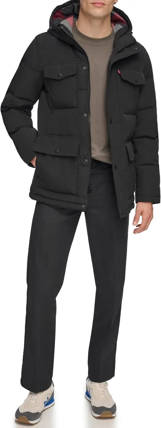 Levi's Men's Arctic Cloth Quilted Performance Parka Jacket