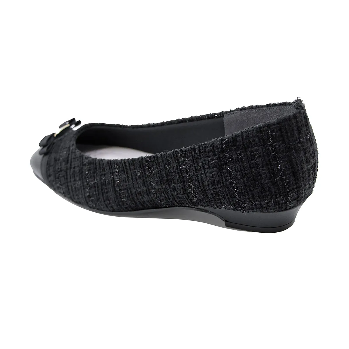 Lili Black Soft Cone Heels