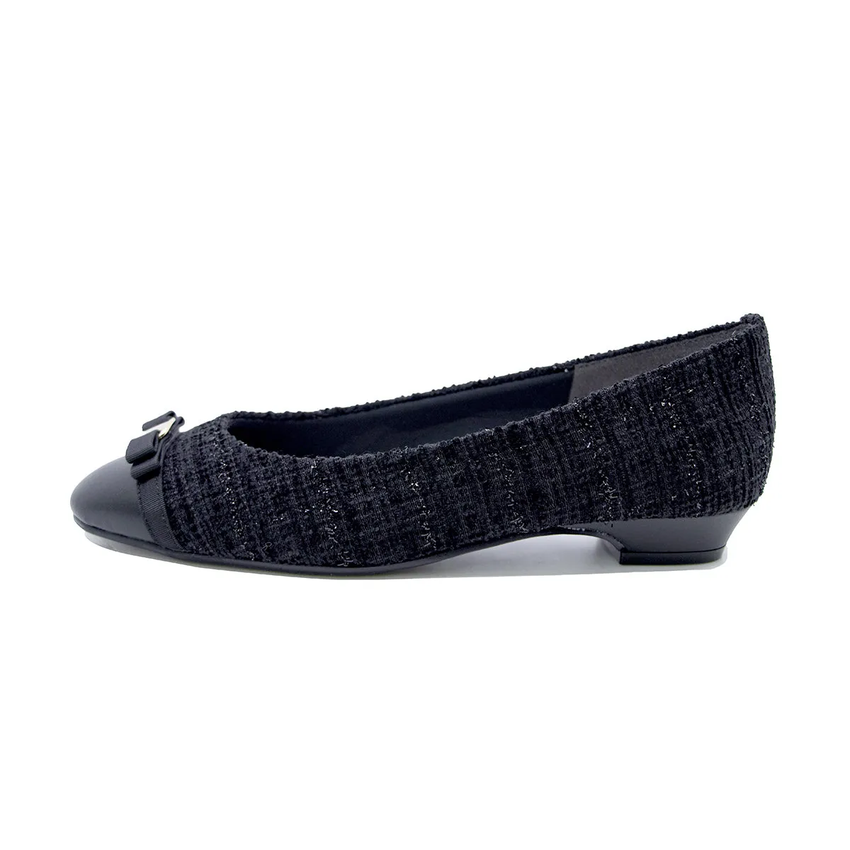 Lili Black Soft Cone Heels