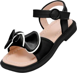 Little Girl Easter Summer Dress Shoes Kids Baby Girls' Sandals Summer Bow Design Models Fashion Shoes Daily Wear Little Child/Big Kids Lightweight Open Toe Beach Holiday Sandals