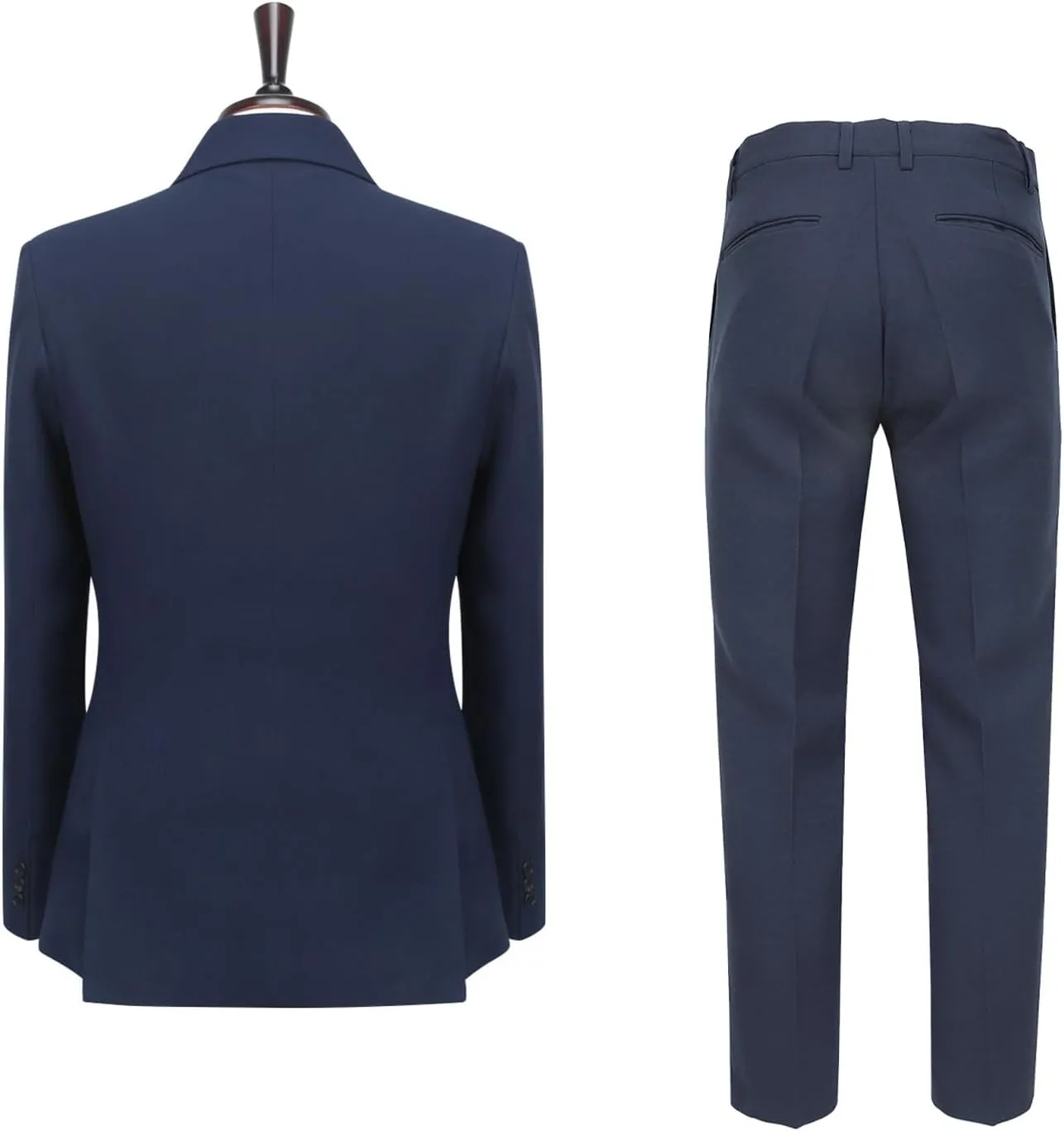 Men's Double Breasted Suit 2 Piece Slim Fit Men Formal Suit for Wedding Prom Dinner Party Blazer Pants Sets