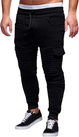Men's Fashion Loose Handsome PocketJeans Pants Tooling Camouflage Pants M-4XL