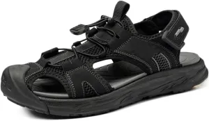 Mens Hiking Sandals Outdoor Sports Summer Beach Fisherman Sandals Closed Toe Trekking Walking Sandals Casual Breathable Athletic Sandals