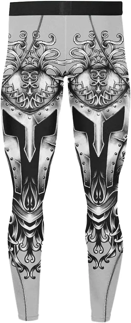 Men's Running Fitness Cooling Sportswear Camo Compression Short-Sleeved Shirt   Pants Sets