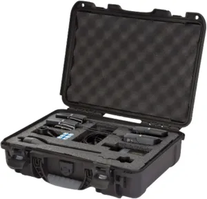 Nanuk 910 Case with IP67 Waterproofing and Powerclaw Locking Technology for Sennheiser ENG System and 2 Senal Systems (Black)