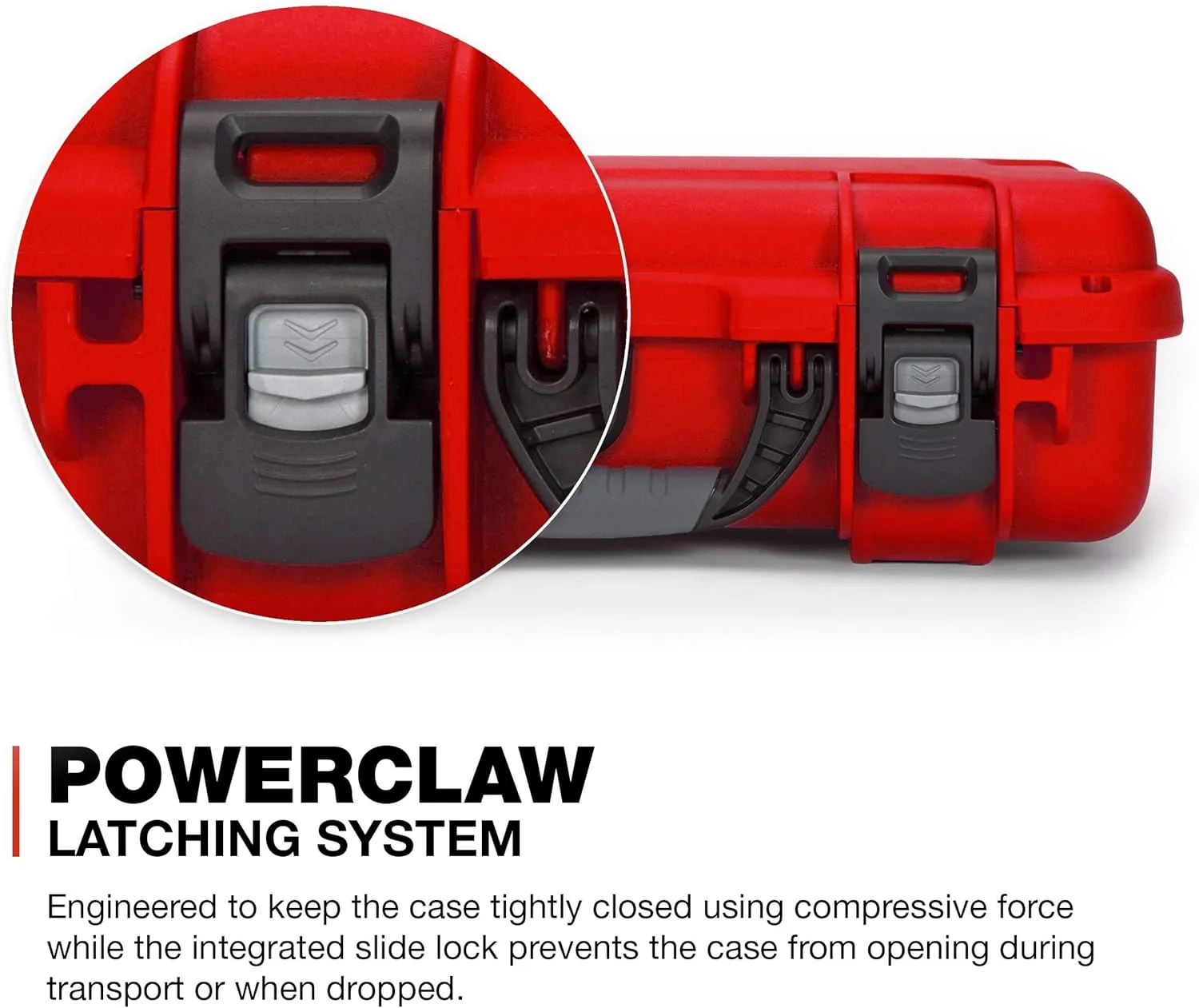 Nanuk 910 Waterproof Carry-on Hard Case with Foam Insert for DJI Mavic Mini 2 Fly More - Red