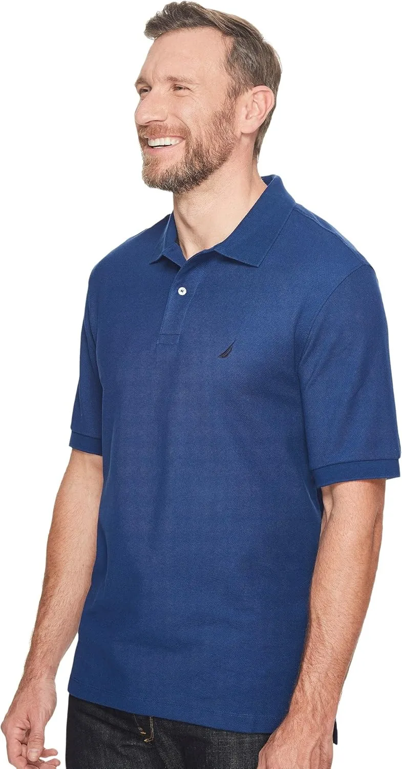 Nautica Men's Big and Tall Performance Classic Fit Deck Polo Shirt