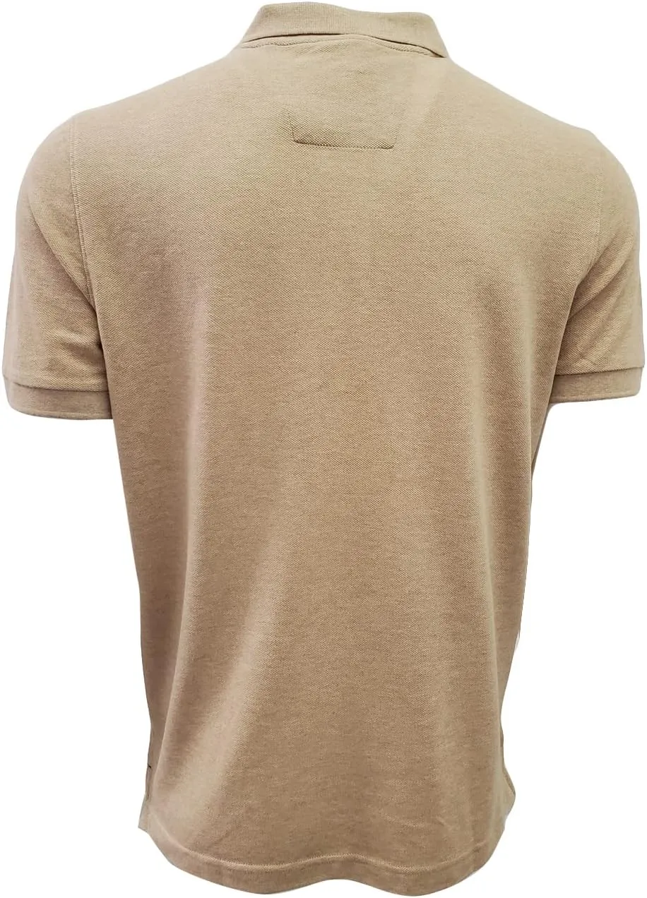 Nautica Men's Short Sleeve Solid Classic Fit Cotton Pique Polo Shirt