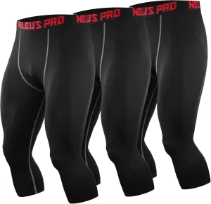 NELEUS Men's Dry Fit Compression Pants Workout Running Leggings