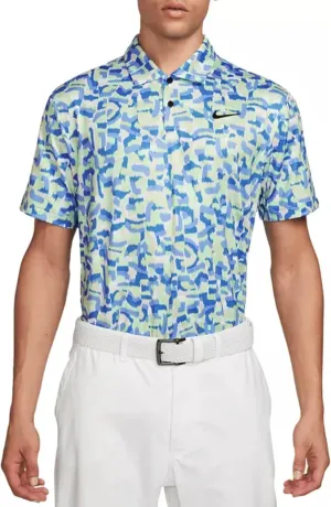 Nike Tour Dri-FIT Confetti Print Stretch Golf Polo Classic Fit