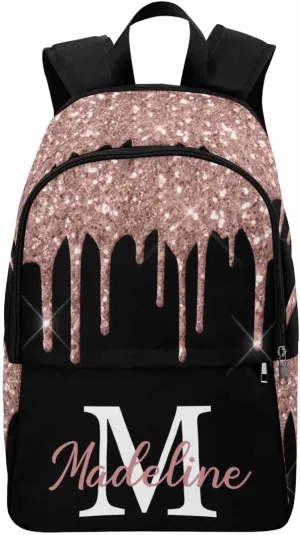Personalized Your Own Casual Unisex Daypack Bags Backpack Forest Deers Waterproof Shoulder Bag Backpack to Daughter Son from Dad Mom