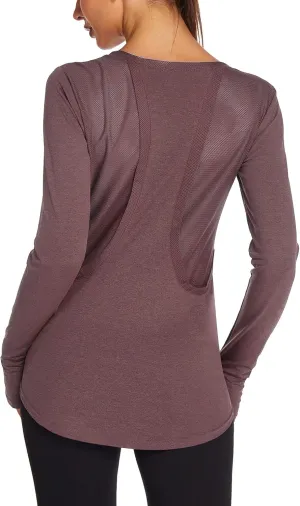 PINSPARK Long Sleeve Workout Tops for Women Yoga Shirts Moisture Wicking Gym Top Athletic Clothes with Thumbholes