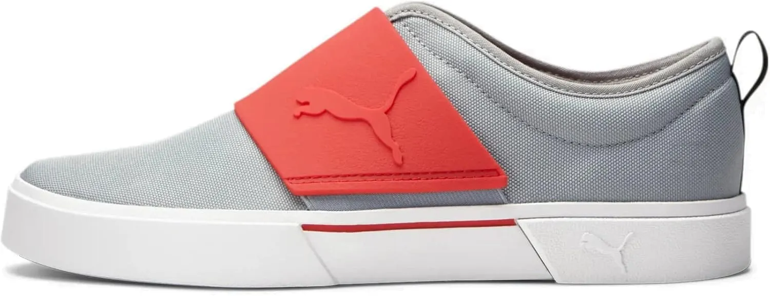 PUMA Men's El Rey 2 Sneaker, Quarry/High Risk Red/Puma Black, 13 M US