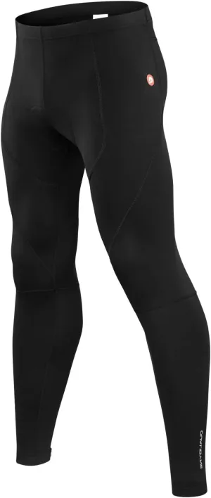qualidyne Men's Cycling Bike Pants 4D Padded Road Bicycle Tights Outdoor Biking Leggings.