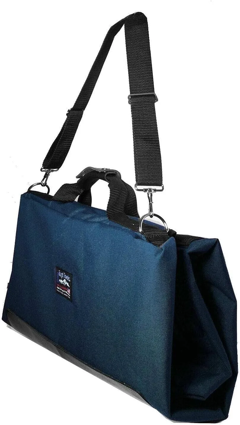 "Thin-Flight Tri-Fold Garment Bag - Made in USA (Navy)