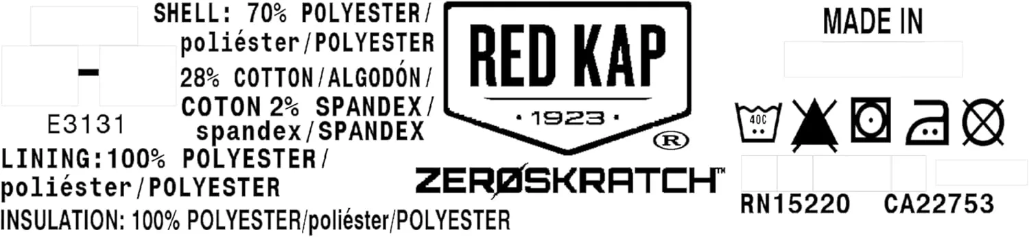 Red Kap Men's Color Block Performance Crew Jacket