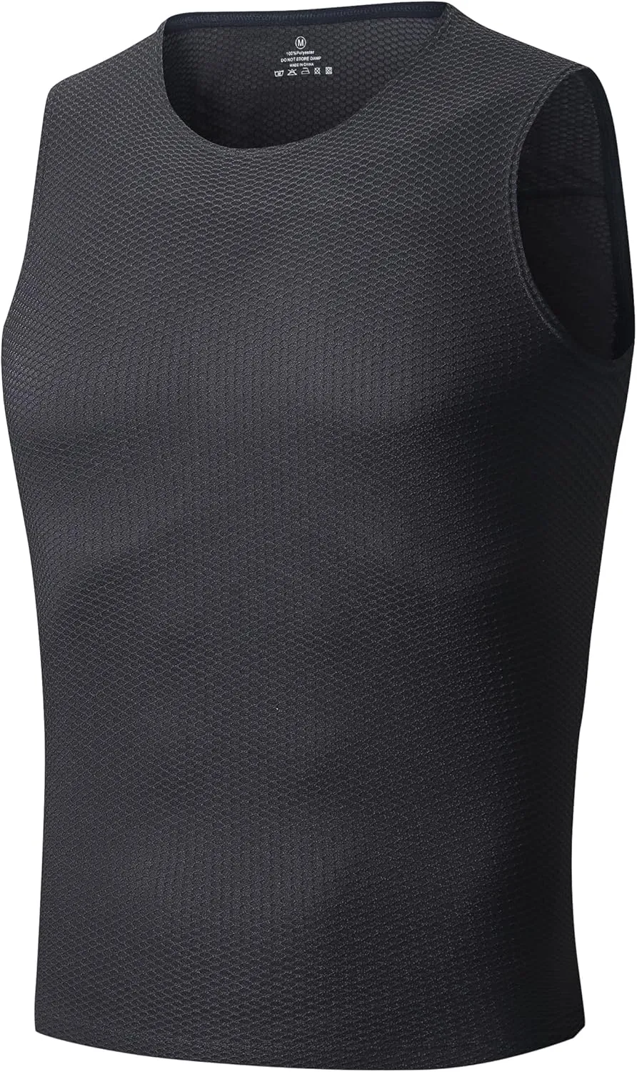 RideYouLai Sports Singlets for Men Gym Vest Tops Fitness Cycling Running Underwear Shirts Quick Dry
