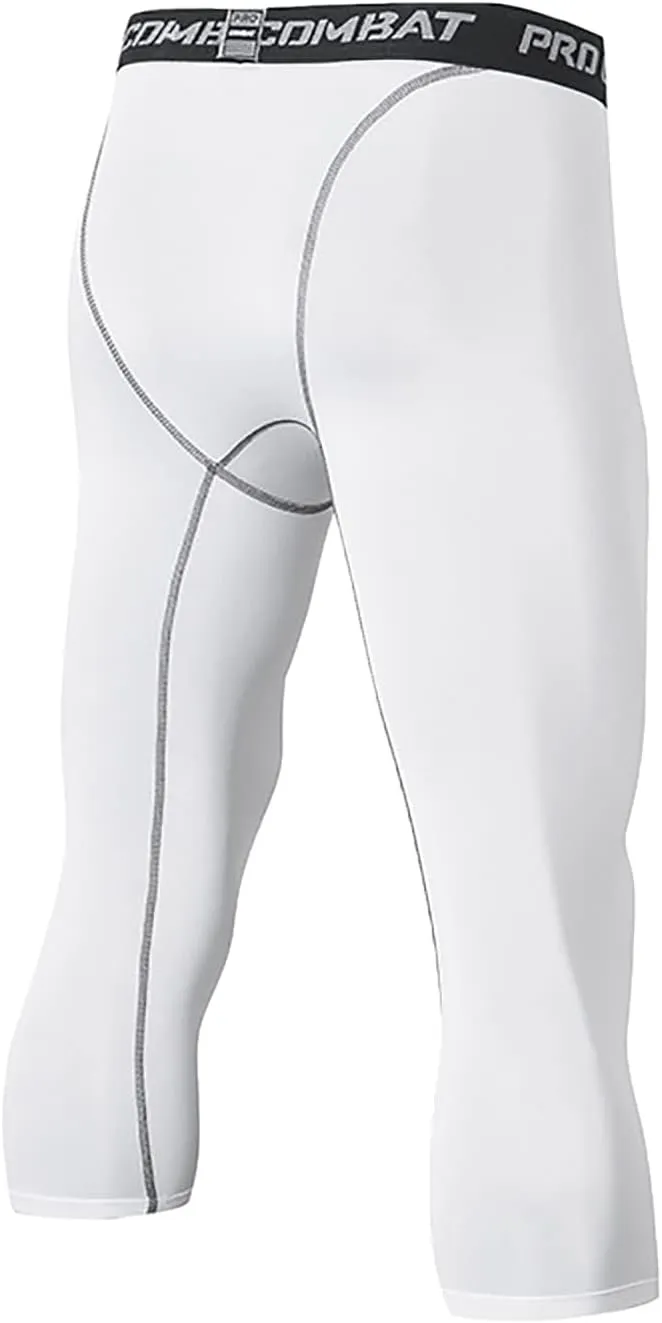 SS COLOR FISH Men Compression Pants Athletic Baselayer Workout Legging Running Tights for Men