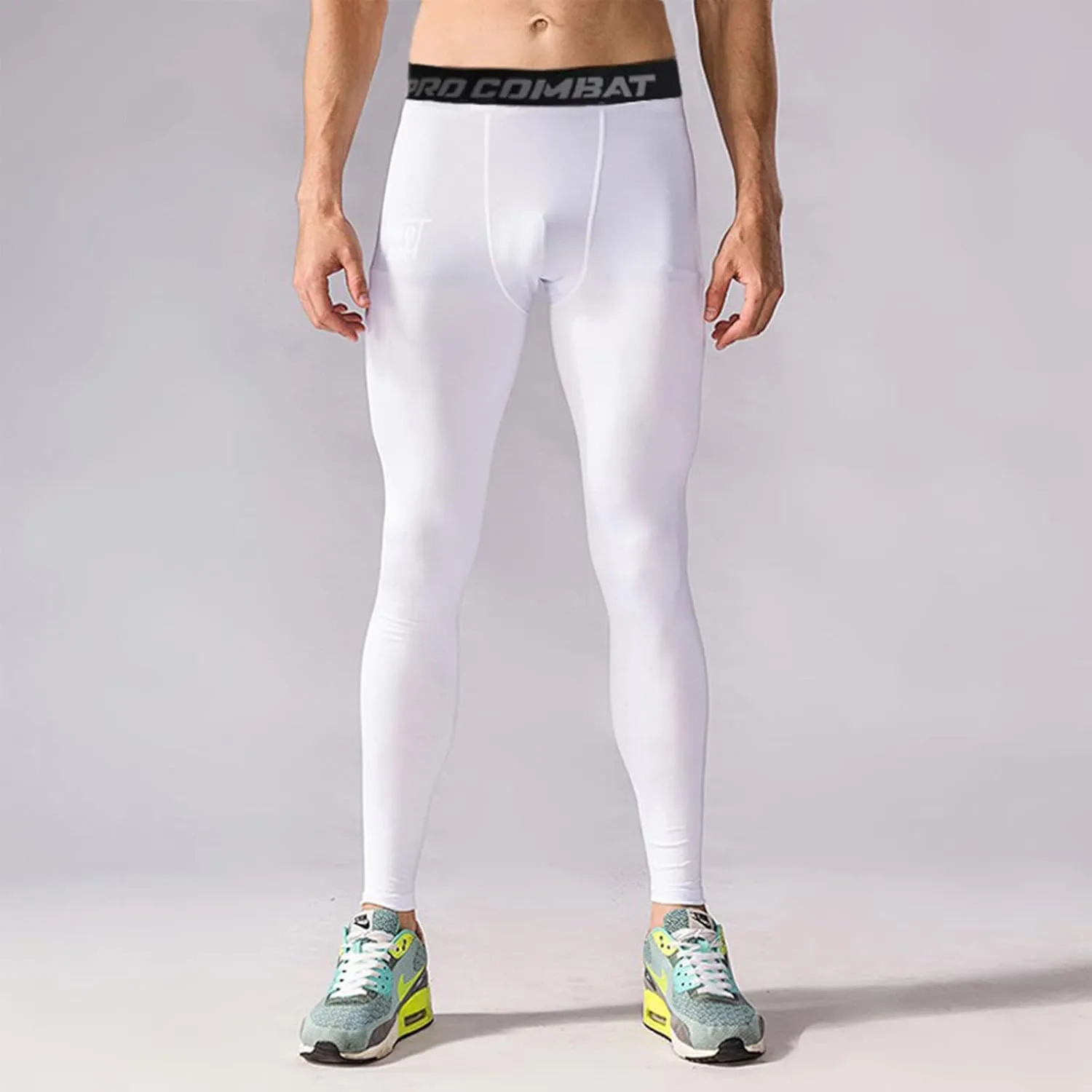 SS COLOR FISH Men Compression Pants Athletic Baselayer Workout Legging Running Tights for Men