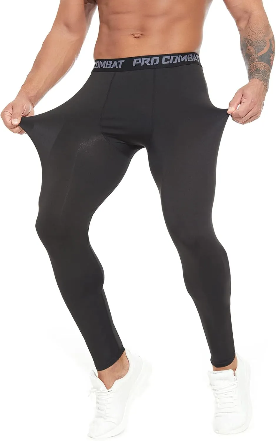 SS COLOR FISH Men Compression Pants Athletic Baselayer Workout Legging Running Tights for Men