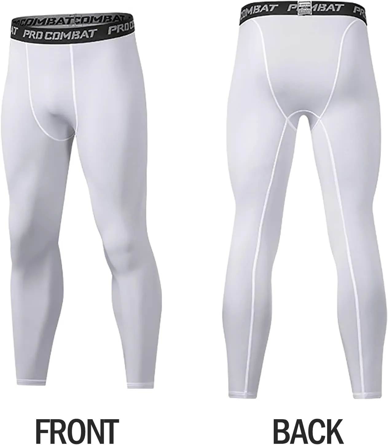 SS COLOR FISH Men Compression Pants Athletic Baselayer Workout Legging Running Tights for Men