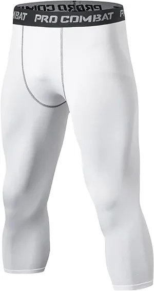 SS COLOR FISH Men Compression Pants Athletic Baselayer Workout Legging Running Tights for Men