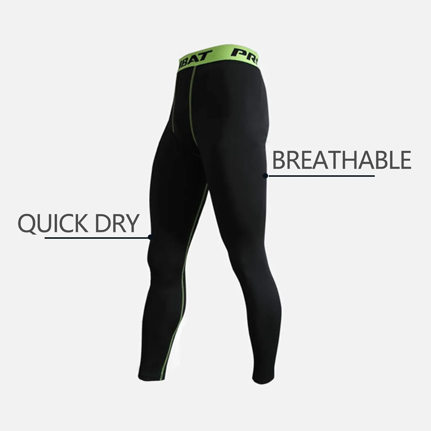 SS COLOR FISH Men Compression Pants Athletic Baselayer Workout Legging Running Tights for Men