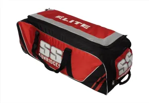 SS Elite Wheel Cricket Kit Bag (Red/Black)