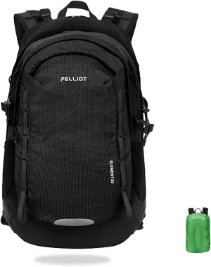 Sturdy 30L Outdoor Backpack - Durable Hiking Daypack for Men and Women, Waterproof Camping Backpack with Large Capacity (Fantasy Night black)