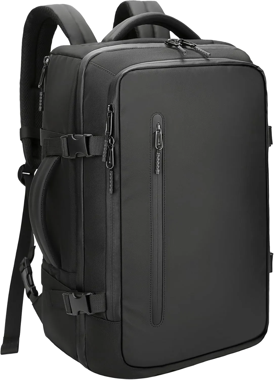 SWICKY Travel Backpack for Laptops, Lightweight Carry-On for Daily and Outdoor Adventures (Black)
