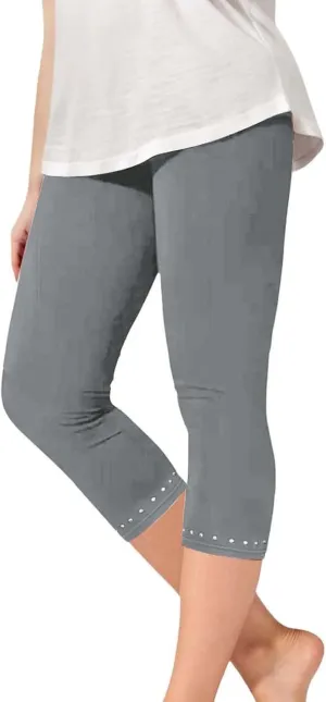 Teen Girls Long Leggings Stretchy Gym Workout Yoga Leggings with Pockets Kids Girls Stretchy High Waist Tights Bottoms