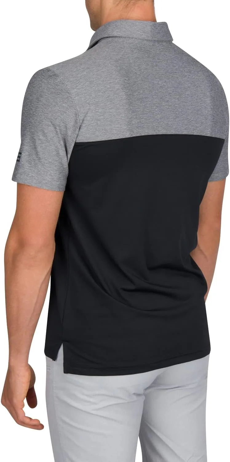 Three Sixty Six Quick Dry Golf Shirts for Men - Moisture Wicking Short-Sleeve Casual Polo Shirt