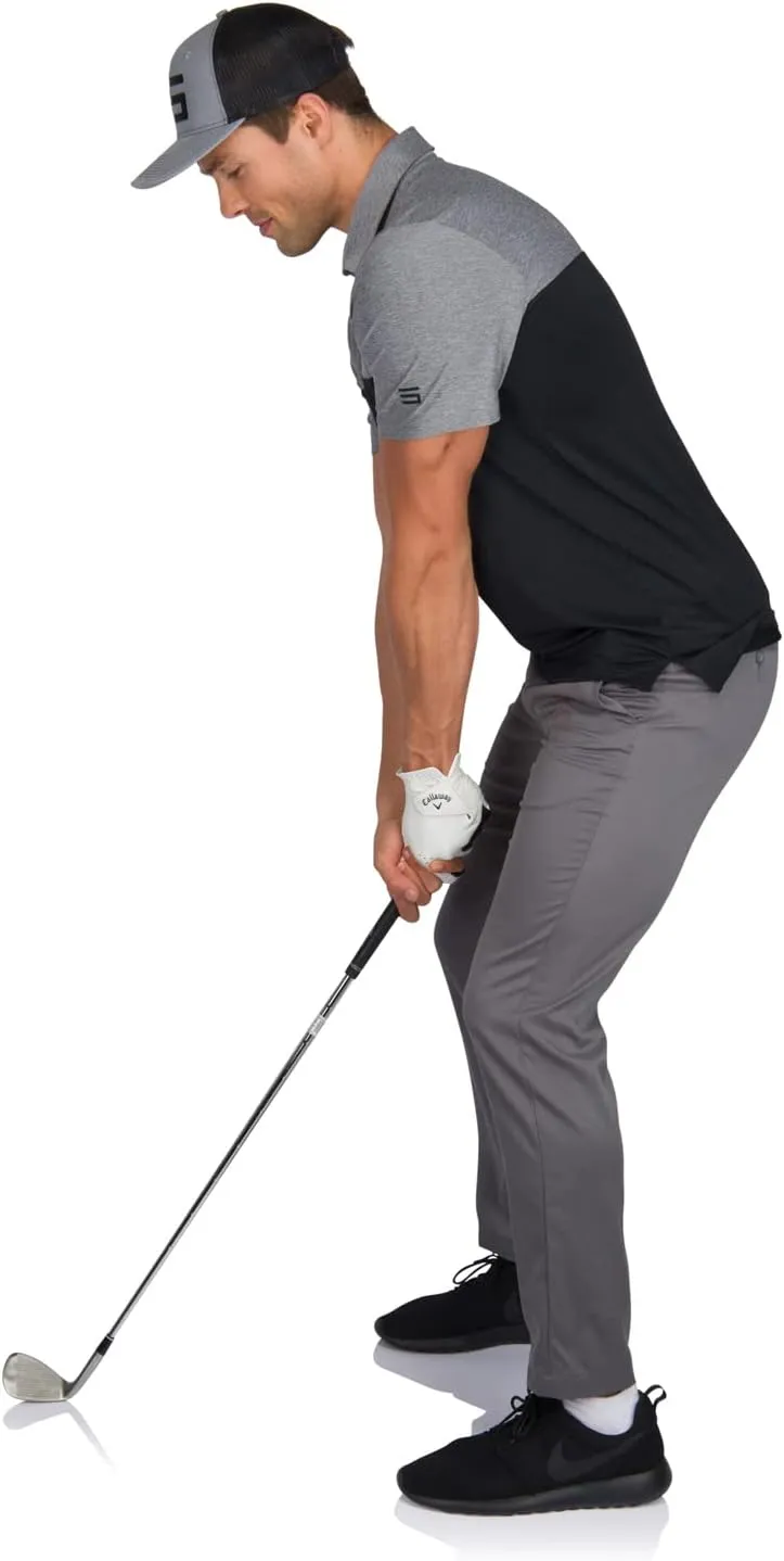 Three Sixty Six Quick Dry Golf Shirts for Men - Moisture Wicking Short-Sleeve Casual Polo Shirt