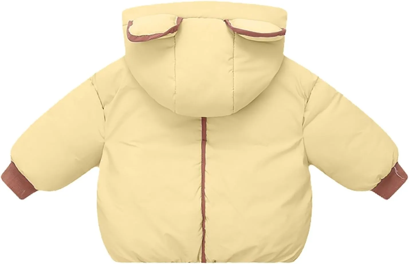 Toddler Boys Girls Winter Cute Down Coat Soft Cotton Padded Jacket Bear Ears Thick Warm Hooded Coats for Girls Big Kids