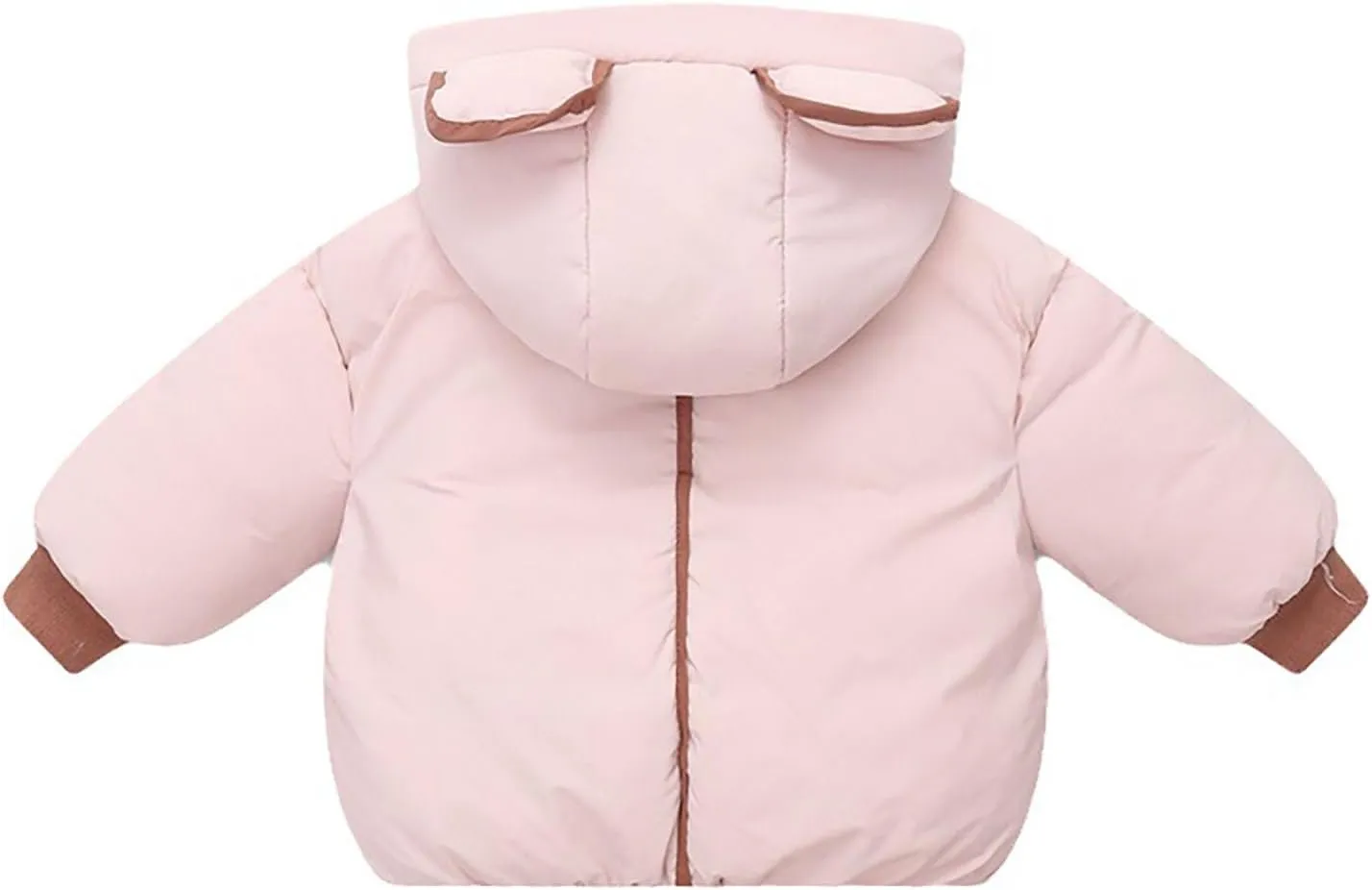 Toddler Boys Girls Winter Cute Down Coat Soft Cotton Padded Jacket Bear Ears Thick Warm Hooded Coats for Girls Big Kids