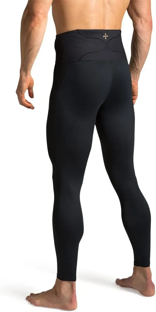 Tommie Copper Mens Pro-Grade Lower Back Support Tights I Breathable, 50 UPF, Compression Support for Low Back Muscle Support