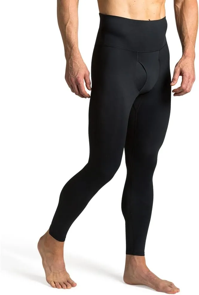 Tommie Copper Mens Pro-Grade Lower Back Support Tights I Breathable, 50 UPF, Compression Support for Low Back Muscle Support
