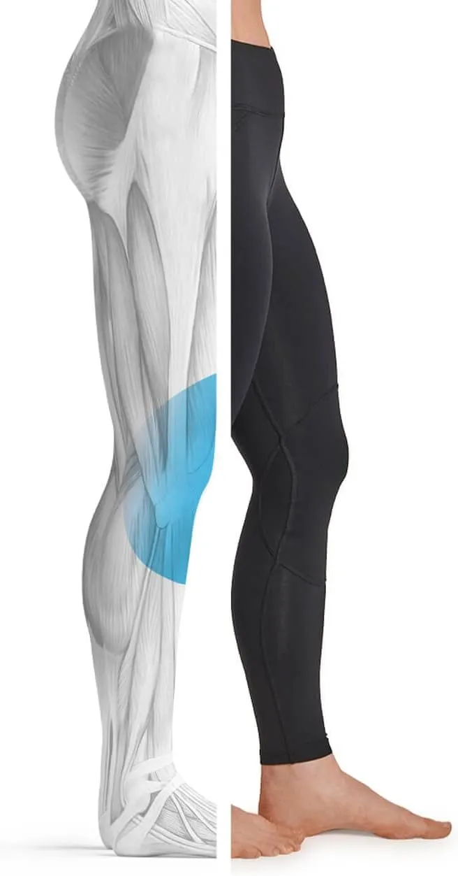 Tommie Copper Women's Pro-Grade Leggings with Knee Support | UPF 50, Breathable Compression for Sports & Daily Muscle Support