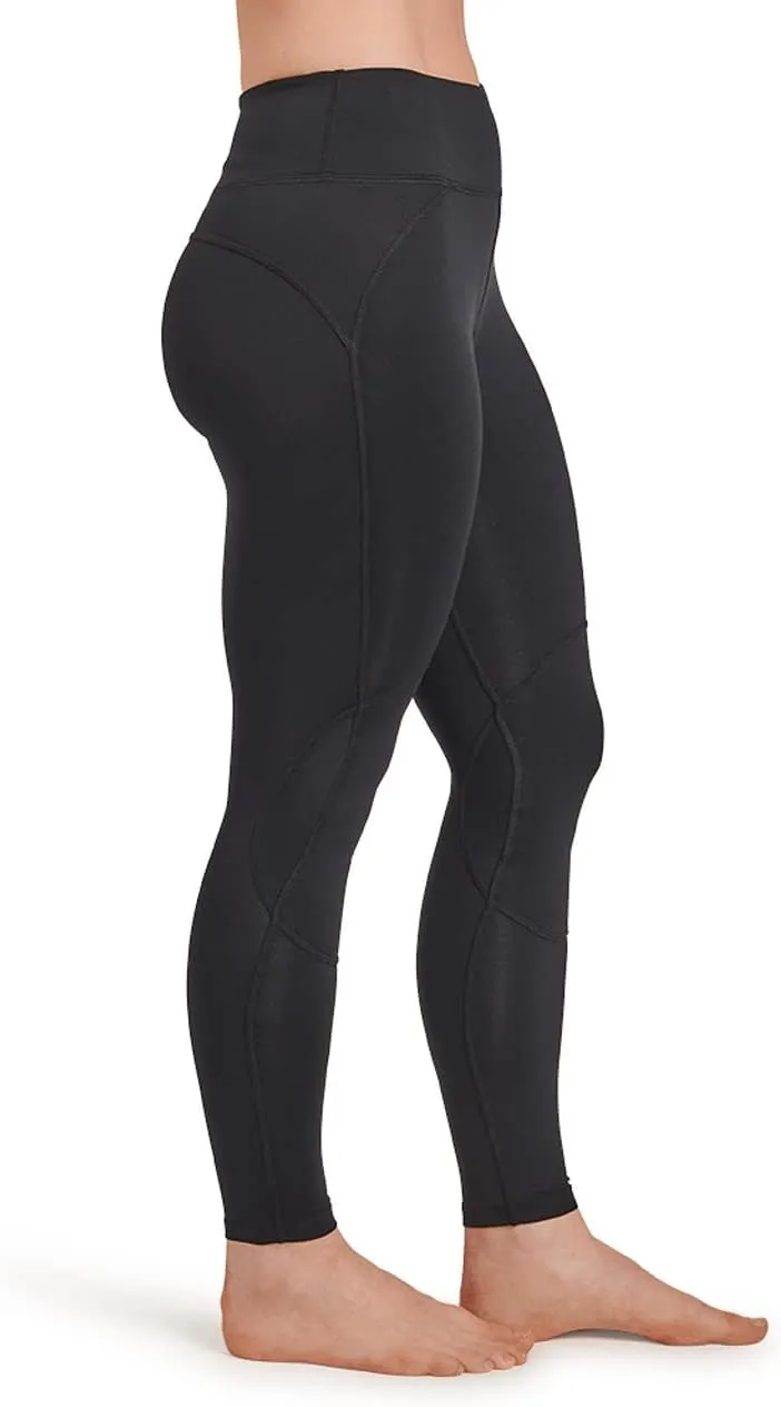 Tommie Copper Women's Pro-Grade Leggings with Knee Support | UPF 50, Breathable Compression for Sports & Daily Muscle Support