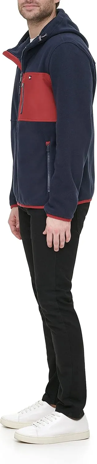 Tommy Hilfiger Men's Hooded Performance Fleece Jacket