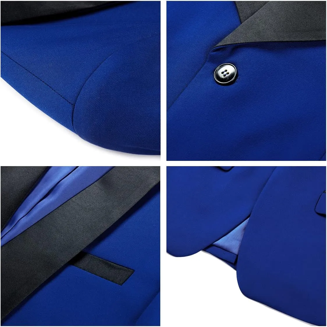 Tuxedo Men Suit Regular Fit 3 Piece Suit Blazer Jacket Waistcoat Pants Men Suit Set for Wedding Prom