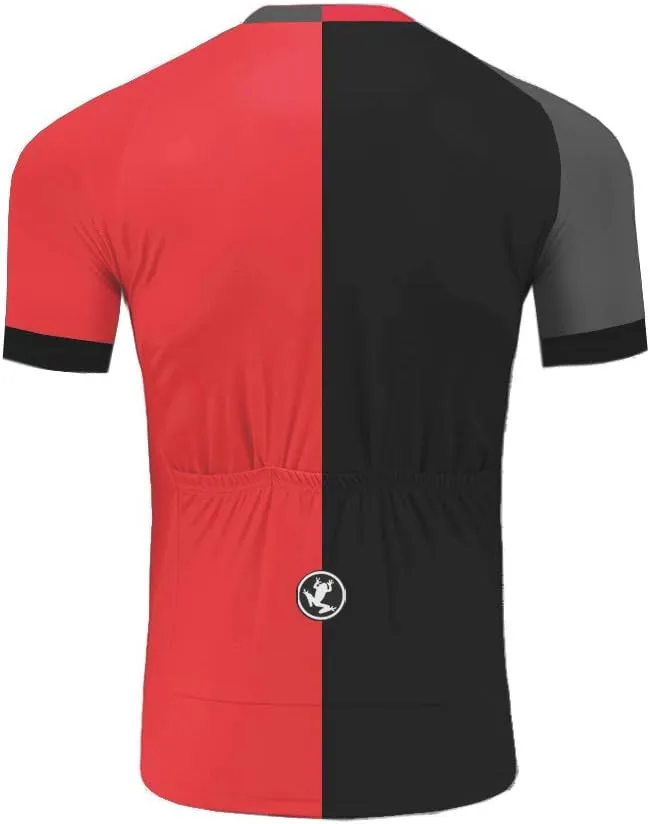 UGLY FROG Men's Cycling Jersey Set Moisture Wicking Breathable Quick-Dry,Bike Shirt   20D Padded Shorts